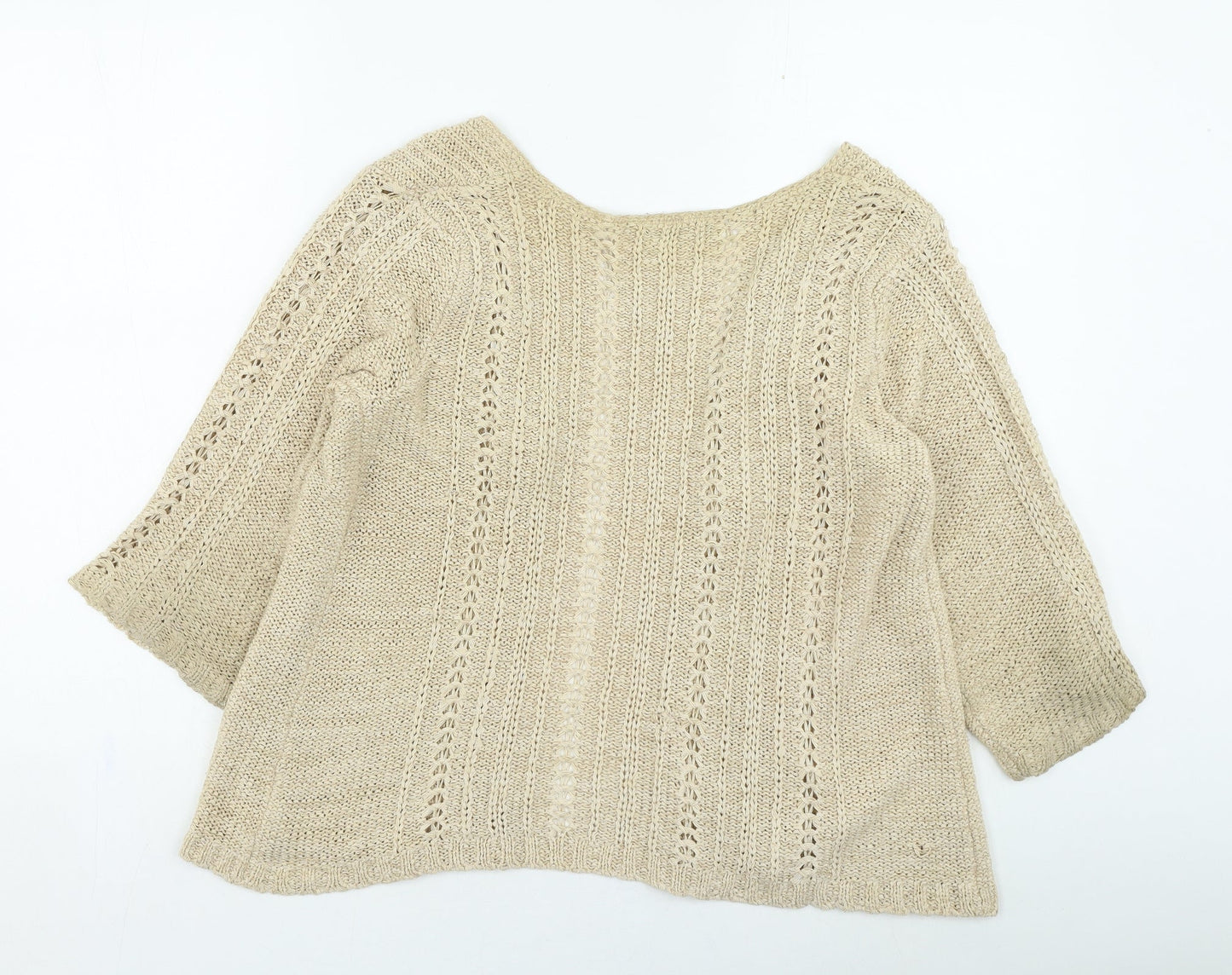 Womens UK Size 14 Evie Brown Cardigan Jumper