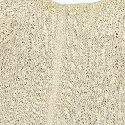 Womens UK Size 14 Evie Brown Cardigan Jumper