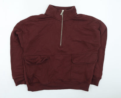 Womens UK Size M NEXT Red Pullover Sweatshirt