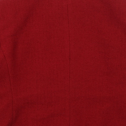Marks and Spencer Womens Red Jacket Size 10