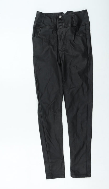 Womens UK Size S Preworn  Jegging Black Leggings