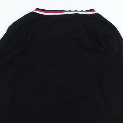 Womens UK Size 16 M&Co Black Pullover Jumper