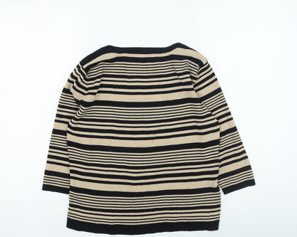 Womens UK Size M Bonmarche Brown Pullover Jumper