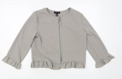 Womens UK Size 8 New Look Grey Jacket