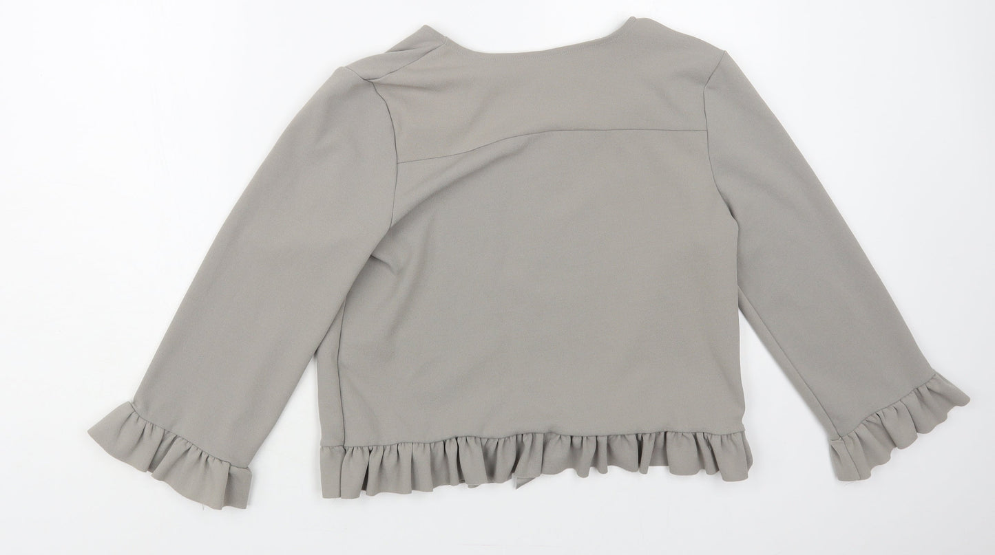 Womens UK Size 8 New Look Grey Jacket