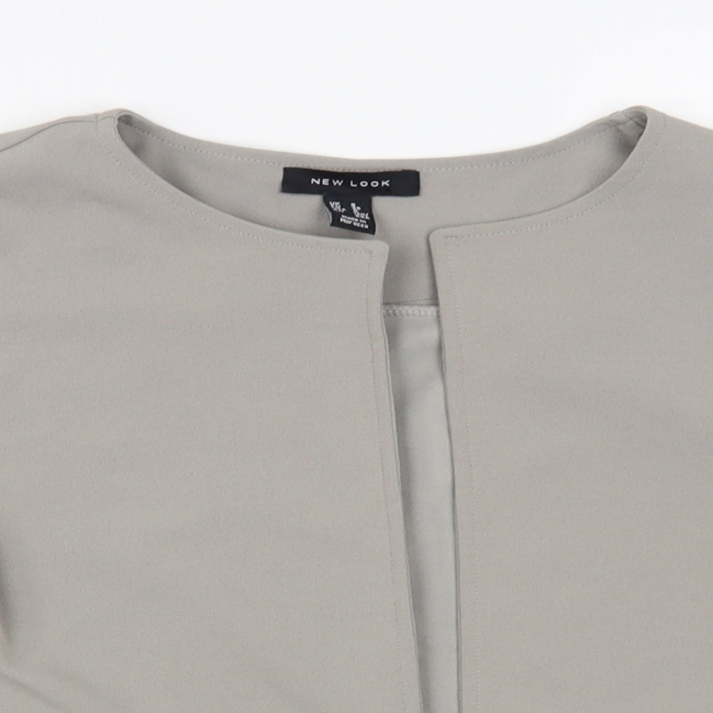 Womens UK Size 8 New Look Grey Jacket
