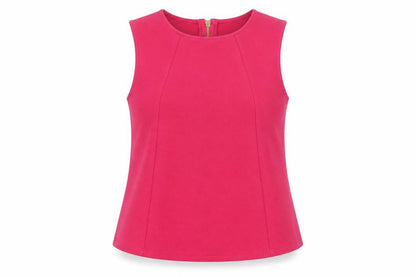 Womens UK Size 12 Topshop Pink Basic Blouse