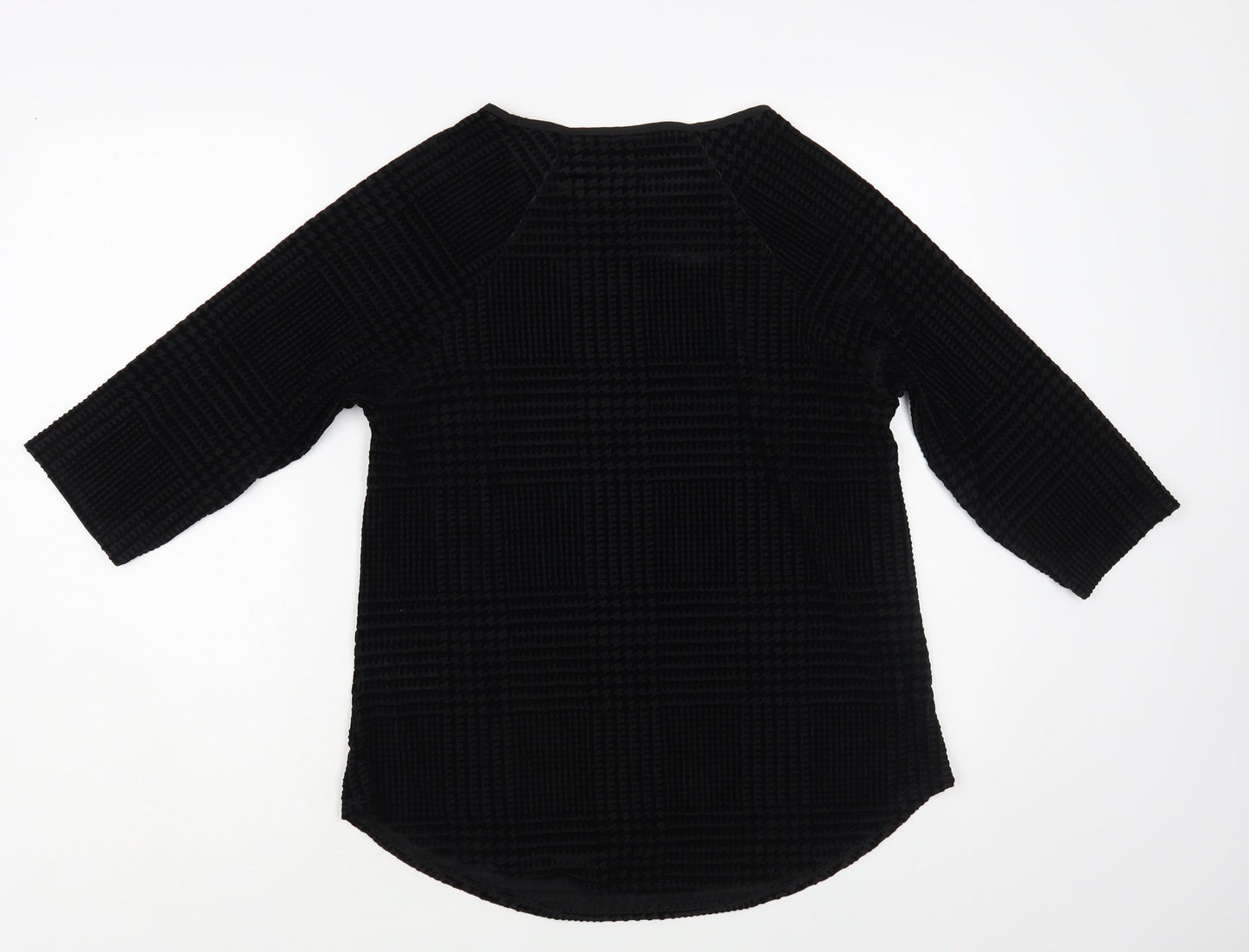 Womens UK Size 12 Marks and Spencer Black Basic Blouse