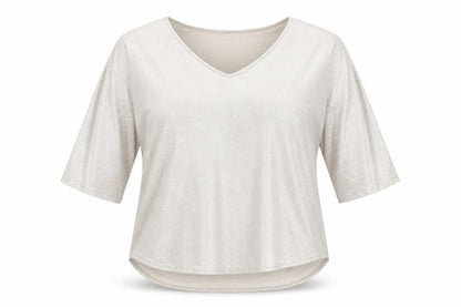 Womens UK Size 12 TU Silver Basic Blouse