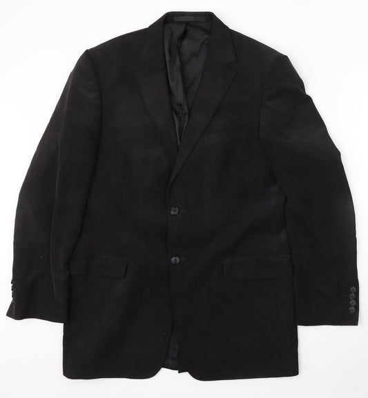 Mens UK Size 40 Marks and Spencer Regular Black Suit Jacket
