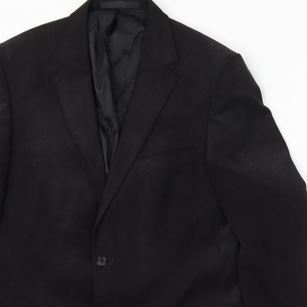 Mens UK Size 40 Marks and Spencer Regular Black Suit Jacket