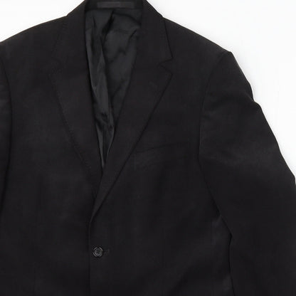 Mens UK Size 40 Marks and Spencer Regular Black Suit Jacket