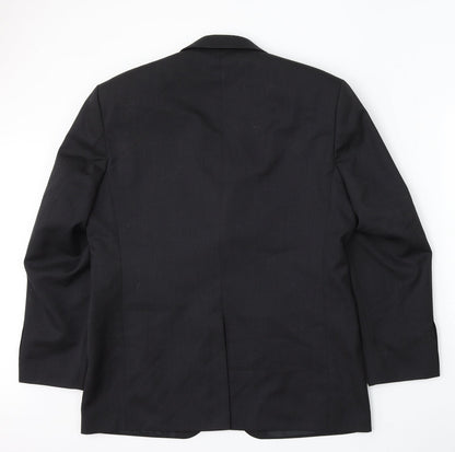 Mens UK Size 40 Burton Regular Black Suit Jacket