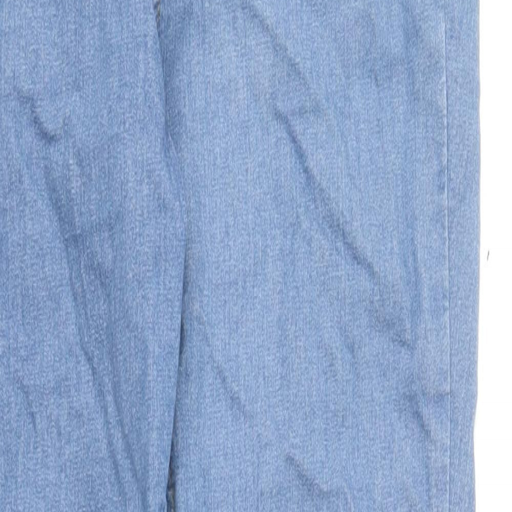 George Womens Blue Cotton Skinny Jeans Size 10 L29 in Regular