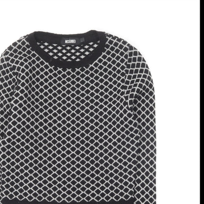 Womens UK Size S Missguided Black Pullover Jumper