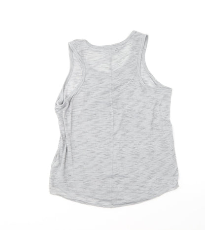 Primark Womens Grey Polyester Basic Tank Size 10 Round Neck - Westside NYC