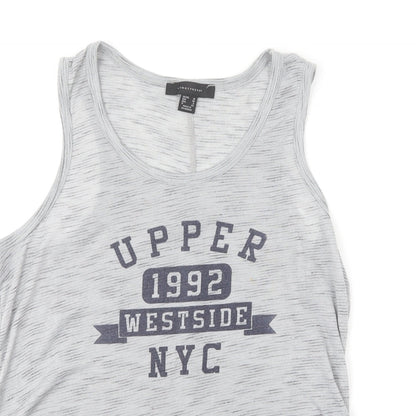 Primark Womens Grey Polyester Basic Tank Size 10 Round Neck - Westside NYC