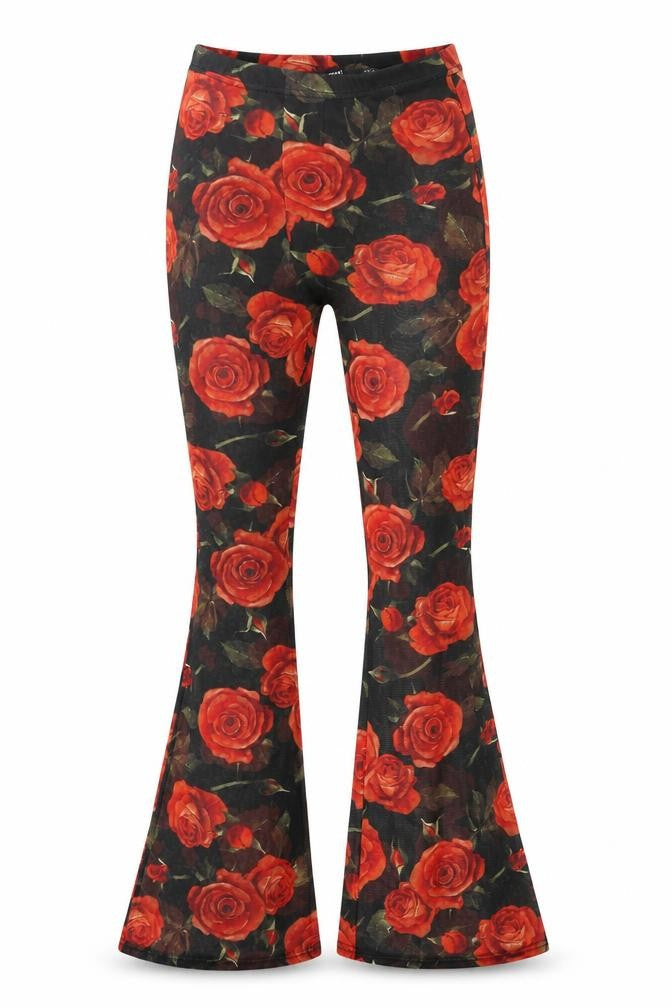 Womens UK Size 4 PRETTYLITTLETHING Regular Fit  Black Trousers