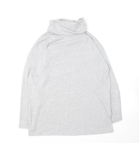Womens UK Size S New Look Grey Pullover Jumper