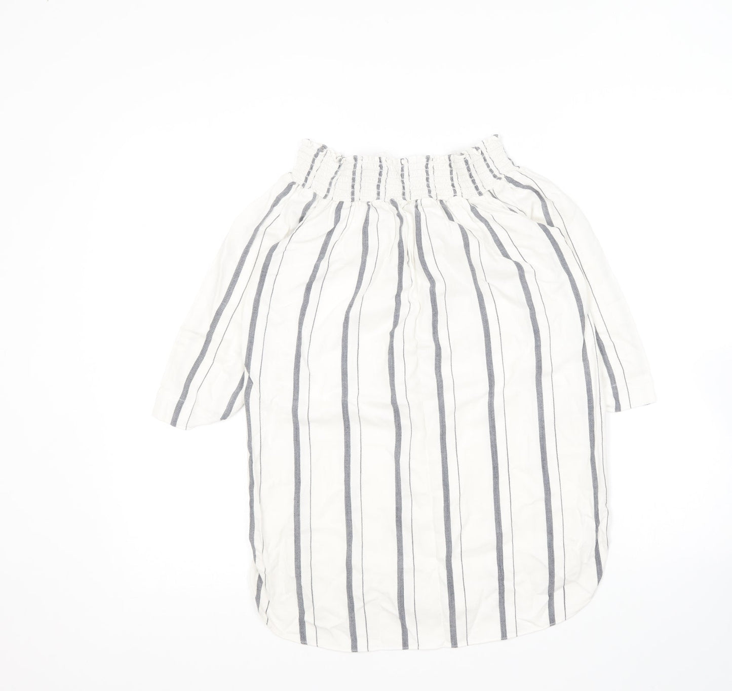 Womens UK Size 6 River Island Ivory Basic Blouse