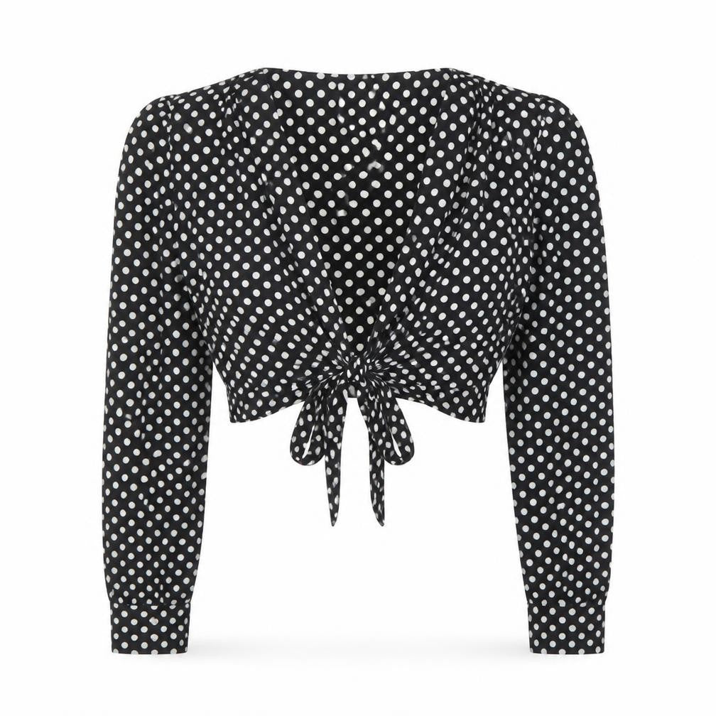 Womens UK Size 6 In the Style Black Basic Blouse