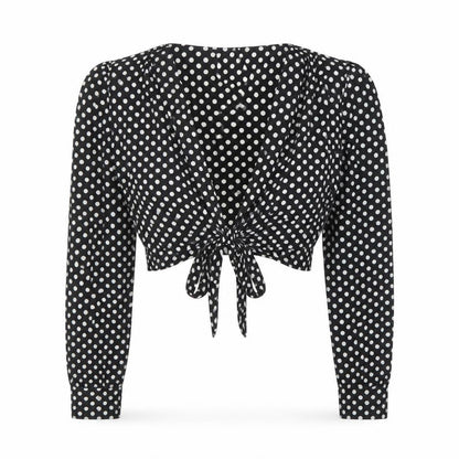 Womens UK Size 6 In the Style Black Basic Blouse