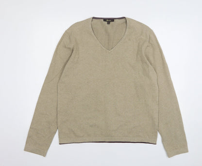Womens UK Size L Monsoon Beige Pullover Jumper