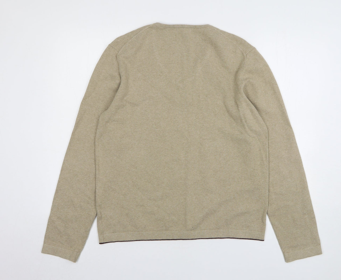 Womens UK Size L Monsoon Beige Pullover Jumper