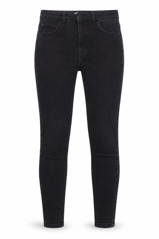 Womens UK Size 10 Bershka Regular Fit Skinny Black Jeans