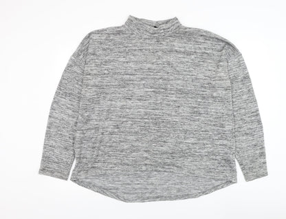 Womens UK Size 16 New Look Grey Pullover Jumper