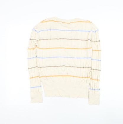 Womens UK Size S Marks and Spencer Beige Pullover Jumper