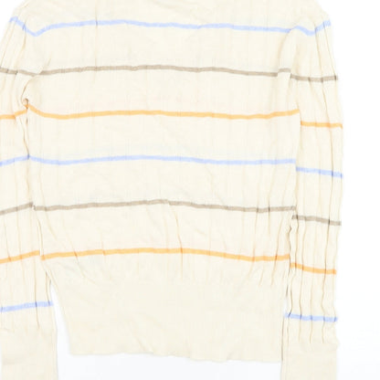 Womens UK Size S Marks and Spencer Beige Pullover Jumper