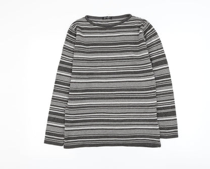 Womens UK Size 10 Berkertex Silver Pullover Jumper