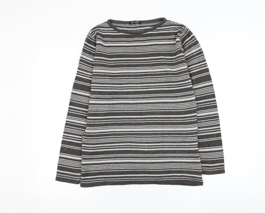 Womens UK Size 10 Berkertex Silver Pullover Jumper