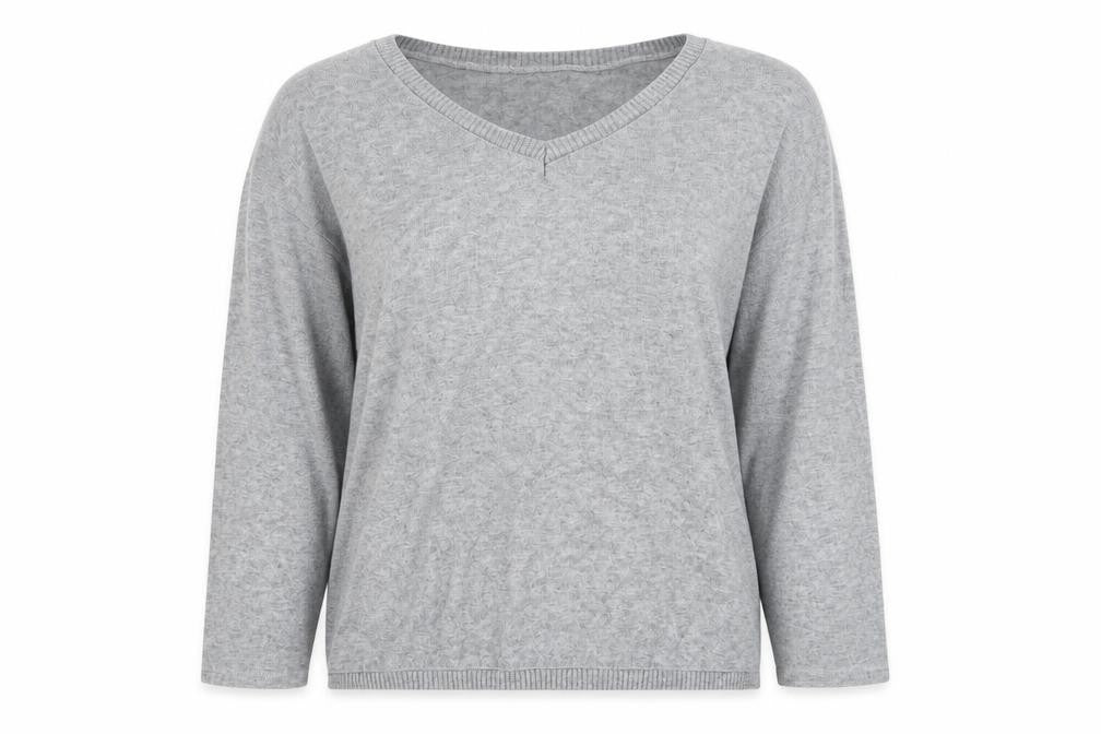 Womens UK Size M Preworn Grey Pullover Jumper