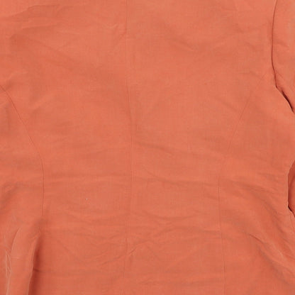 Womens UK Size 14 Richards Regular Orange Blazer