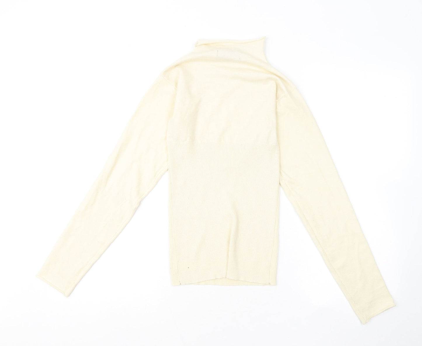 Womens UK Size 10 Missguided Yellow Pullover Jumper