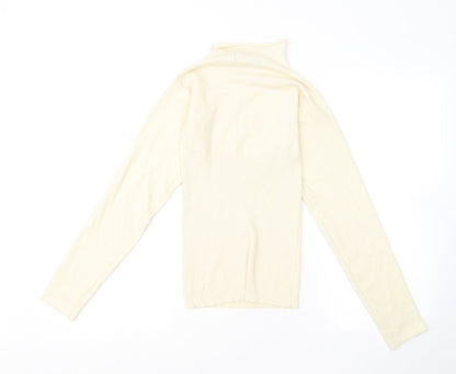 Womens UK Size 10 Missguided Yellow Pullover Jumper