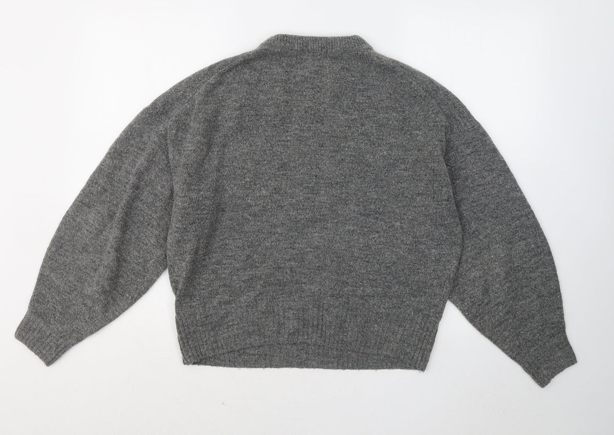 Womens UK Size S H&M Grey Pullover Jumper