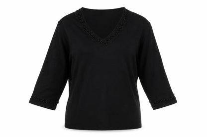 Womens UK Size M Cashmasoft Black Pullover Jumper