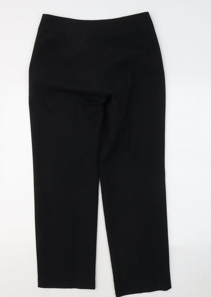 Womens UK Size 10 Marks and Spencer Regular Fit Sweatpants Black Trousers