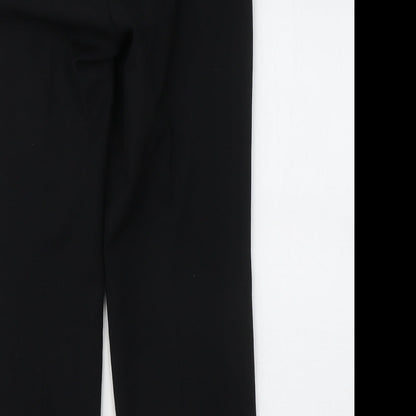Womens UK Size 10 Marks and Spencer Regular Fit Sweatpants Black Trousers