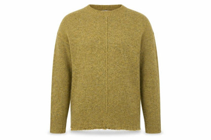 Womens UK Size S Papaya Yellow Pullover Jumper