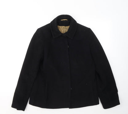 NL Collection Womens Black Jacket Coatigan Size 14