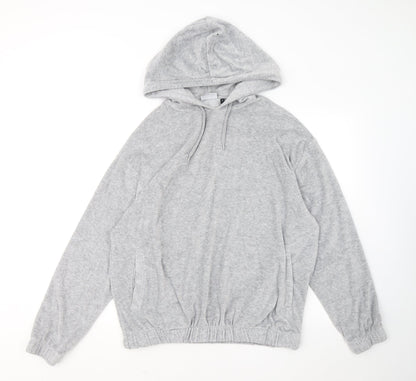 Womens UK Size S ASOS Grey Pullover Hoodie
