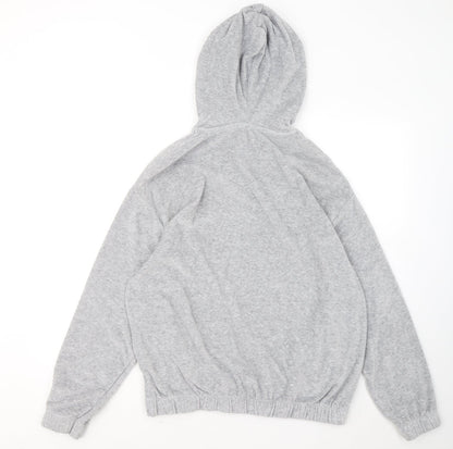 Womens UK Size S ASOS Grey Pullover Hoodie