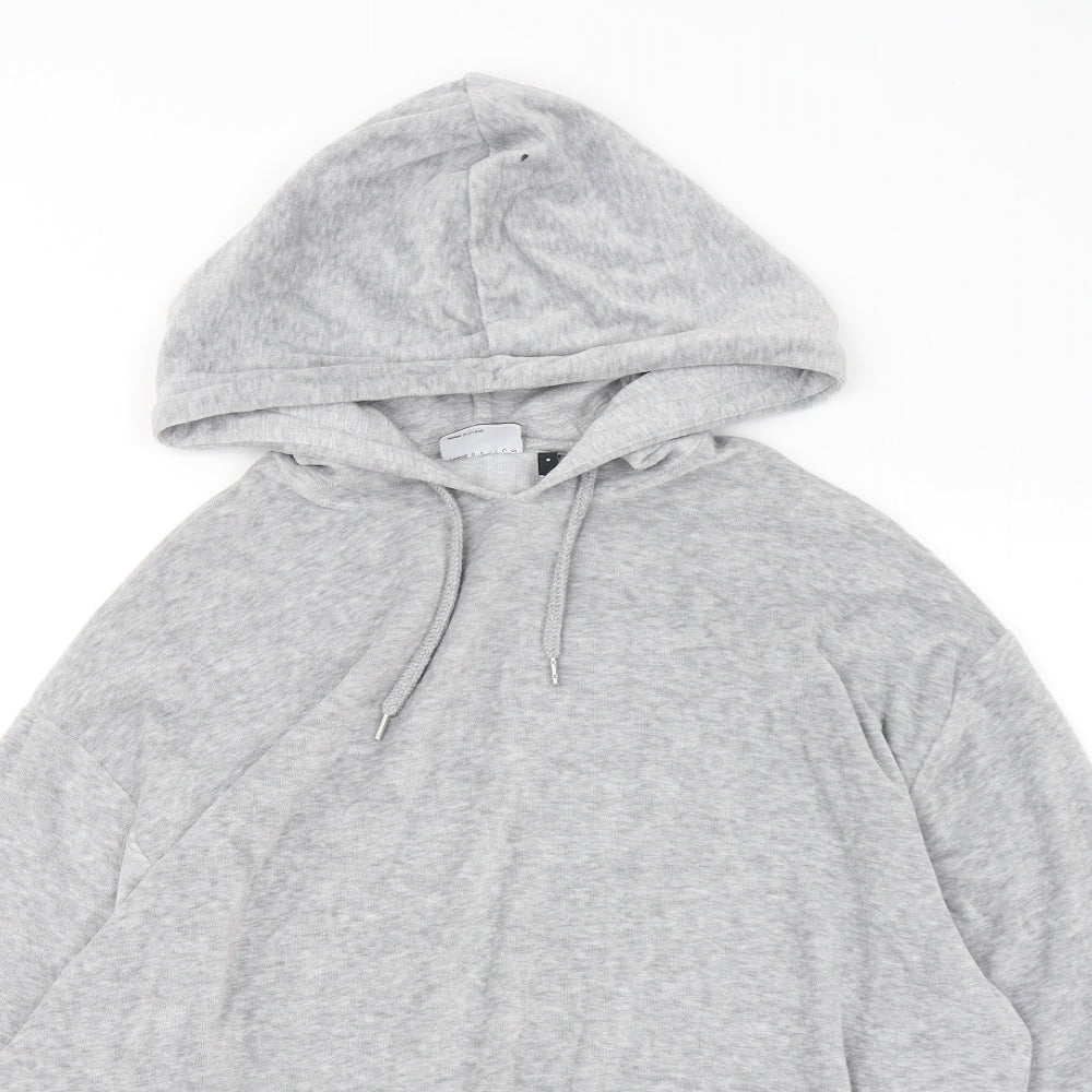 Womens UK Size S ASOS Grey Pullover Hoodie
