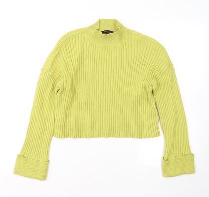 Womens UK Size S New Look Yellow Pullover Jumper