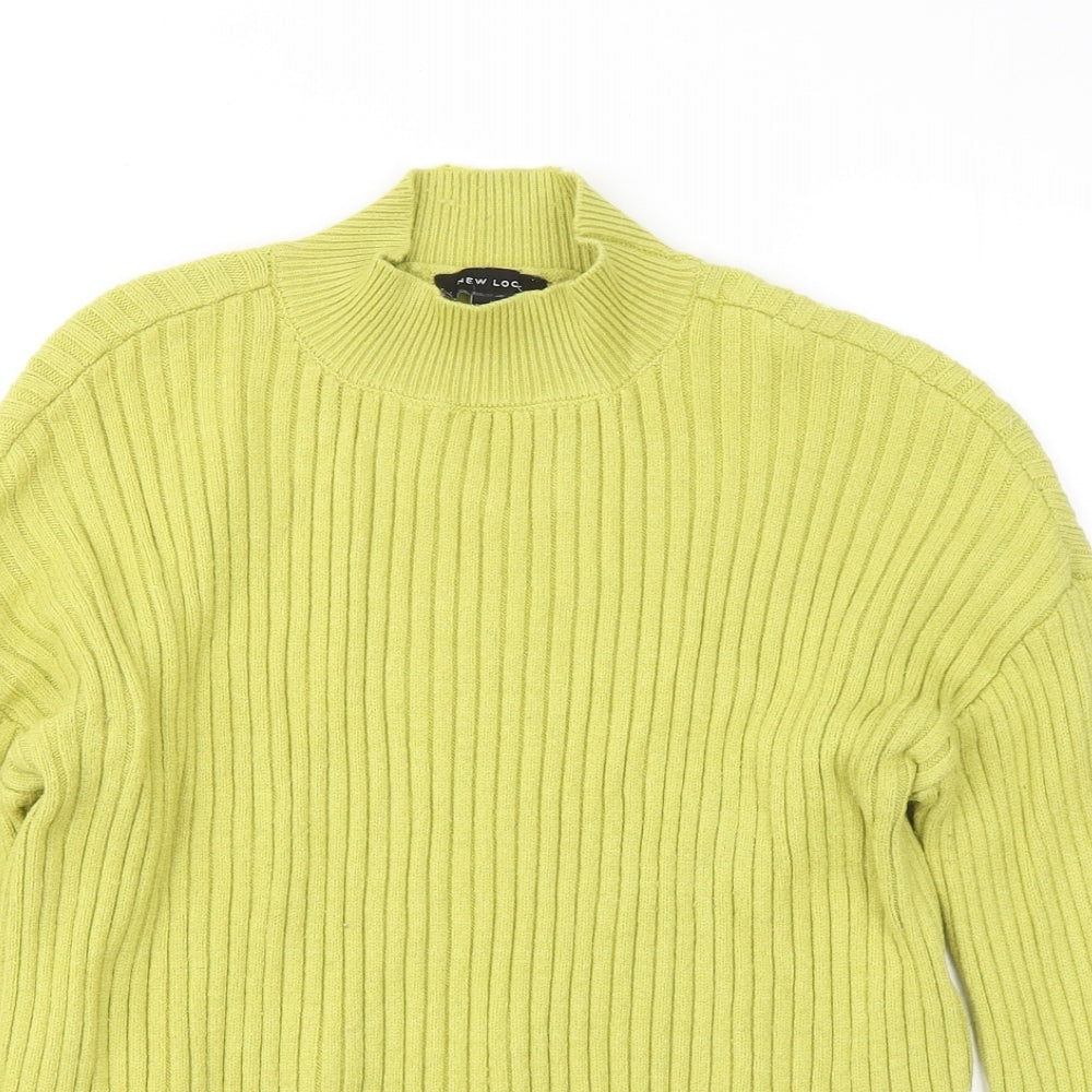 Womens UK Size S New Look Yellow Pullover Jumper