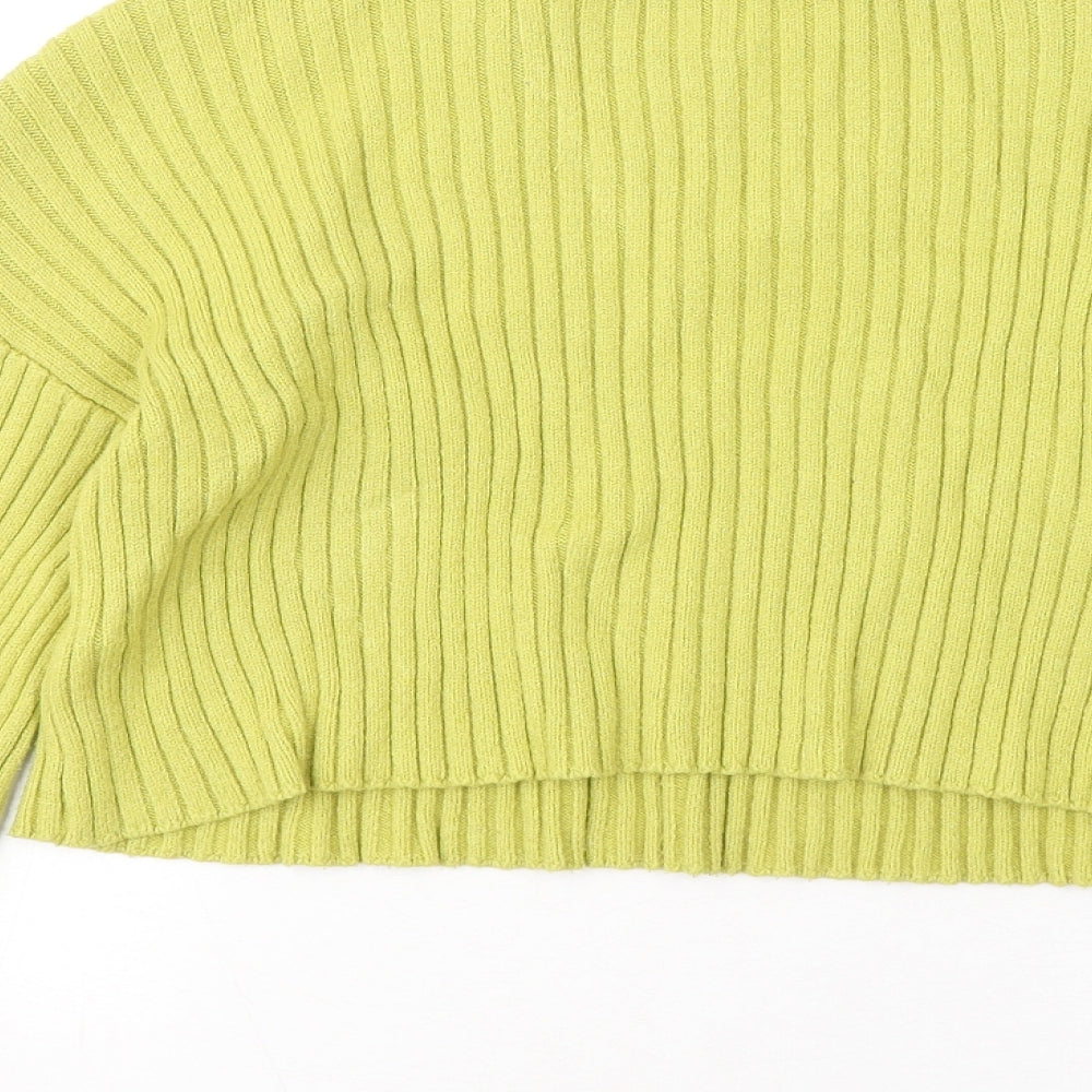 Womens UK Size S New Look Yellow Pullover Jumper